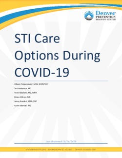 STI Care Options During COVID-19