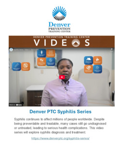 Syphilis Series