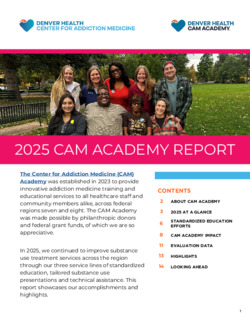 2025 CAM Academy Annual Report