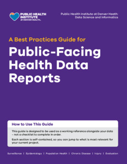 A Best Practices Guide for Public-Facing Health Data Reports