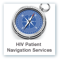 HIV navigation services button